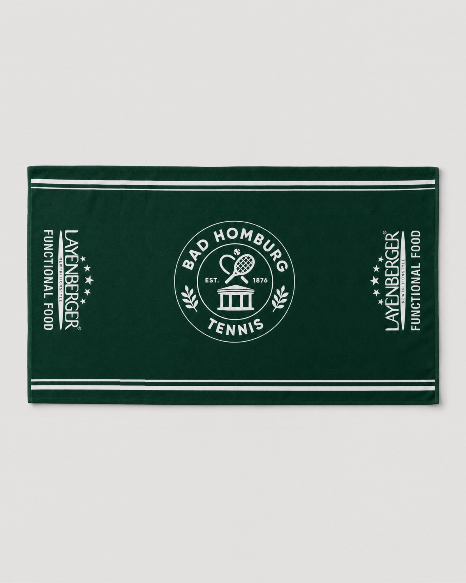 101 – BHO Logo – Beach Towel green(70x130)