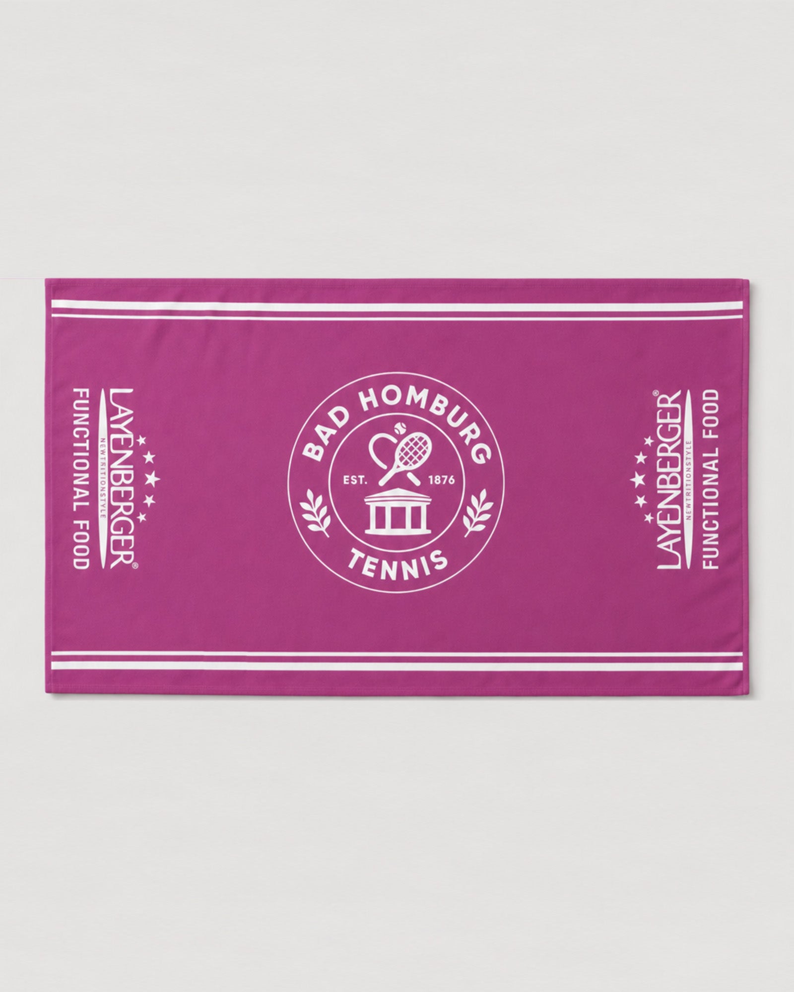 101 – BHO Logo – Beach Towel magenta (70x130)